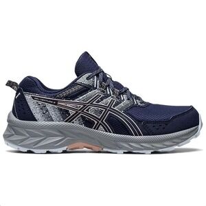 Womens Size 12- Asics Gel Venture 9 Running Navy Hiking Trail Shoes NEW